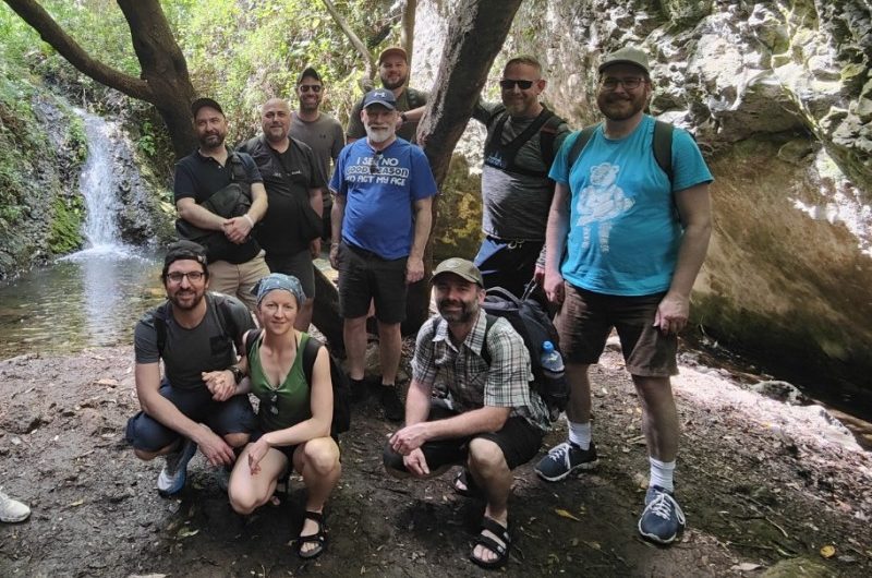 a group of excursionists