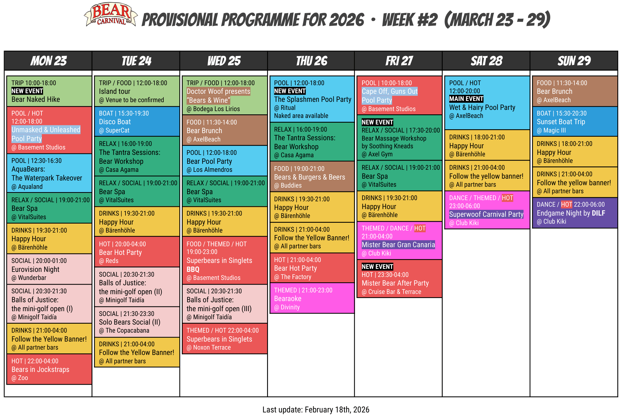 Provisional programme v3, page 2