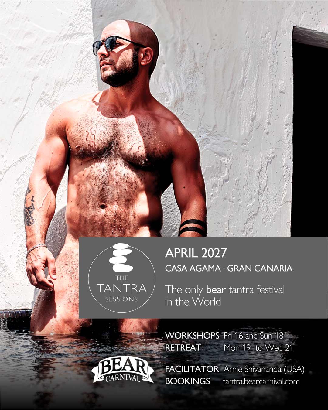 Flyer for The Santra Sessions 2027 - Bear Retreat